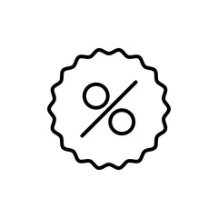 Discount icon Art design illustration