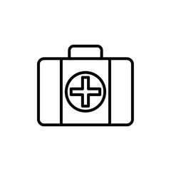 Doctor bag icon Art design illustration