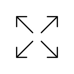 Expand icon Art design illustration