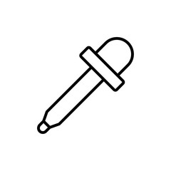 Eye Dropper Icon Art design illustration