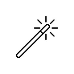 Magic wand icon Art design illustration