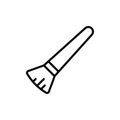 Makeup brush icon Art design illustration