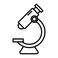 Microscope Icon Art design illustration