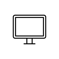 Monitor icon Art design illustration