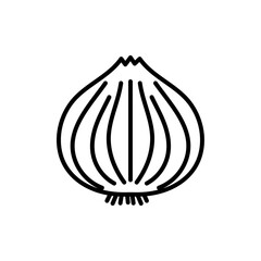 Onion icon Art design illustration