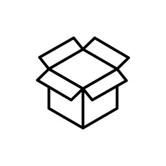 Open box icon Art design illustration