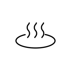 Onsen icon Art design illustration