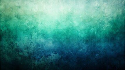 Obraz premium Vintage Dark Blue Green White Gradient Web Banner Background Teal Black Grainy Texture Copy Space