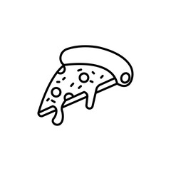 Pizza icon Art design illustration