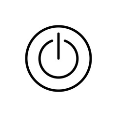 Power icon Art design illustration