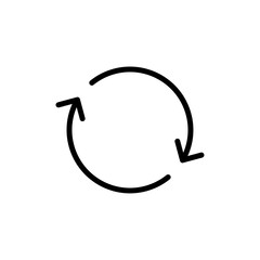 Refresh icon Art design illustration