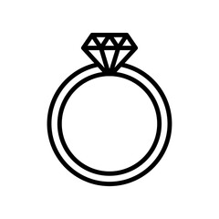 Ring icon Art design illustration