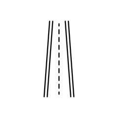 Road icon Art design illustration