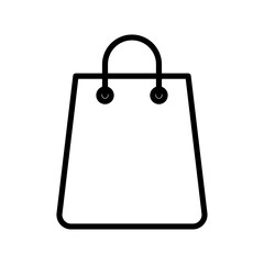 Shopping bag icon Art design illustration