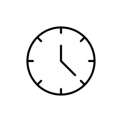 Time icon Art design illustration