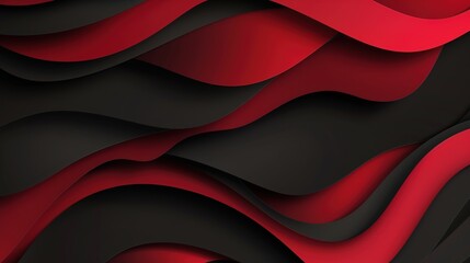 Striking black and red abstract background featuring a prominent light spot that adds an element of intrigue and visual interest. The contrast between the dark hues and the bright spot creates a capti