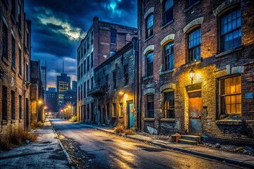 Vulnerable Cityscape: Night Long Exposure Photography