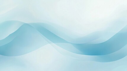 Obraz premium A calm abstract gradient background.blending light blues and whites.creating a serene and airy feel.ideal for travel and relaxation themes