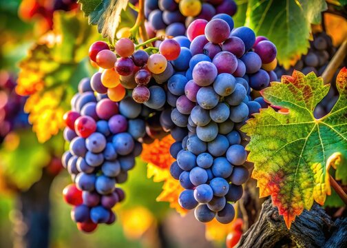 A photographic exploration of the Labrusca-Vinifera hybrid grapevine's unique characteristics and cultivation.