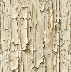 A beige background with peeling paint in light to dark shades creates an artistic, textured effect, perfect for interior decor or graphic design accents.