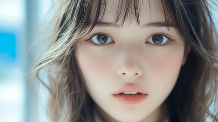 Naklejka premium 日本人女性