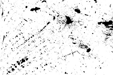 Abstract Grunge Dirty Monochrome Texture. Minimalist Trendy Contemporary Abstract Texture Design. Black and White Splash Background. Vector Illustration