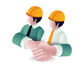 Handshake is a symbol of cooperation