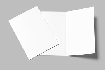 dl flyer bifold blank mockup, blank paper mockup your design here