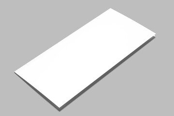 dl flyer bifold blank mockup, blank paper mockup your design here