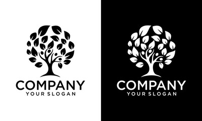 Human tree people family nature Life logo icon design. Tree of life education vector logo illustration 