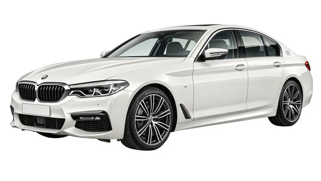 BMW car isolated.