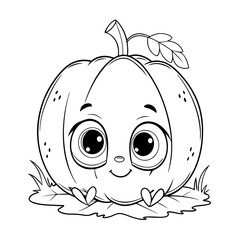 pumpkin charater cute