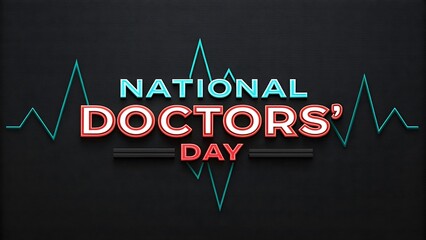 Obraz premium national doctors' day