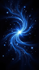 Fototapeta premium Stunning vibrant abstract galaxy background with cosmic starburst effect.