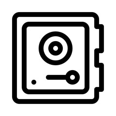 Safe Vault line icon