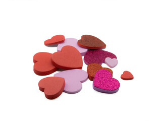 hearts white background  valentine porpose