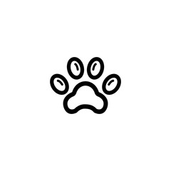 Paw Print Silhouette