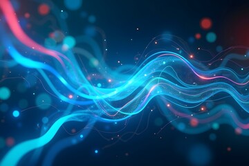 Abstract healthcare technology innovation concept