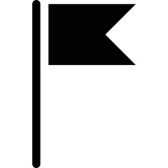 Simple vector icon flag