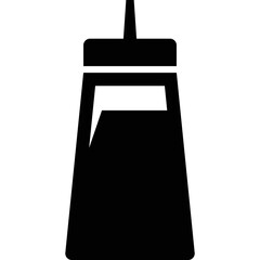Simple vector icon soy sauce
