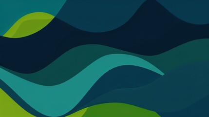 Fototapeta premium Abstract background featuring a combination of black, dark blue, green, emerald, petrol, teal, lime, yellow and white colors. A visually appealing blend of various hues creating an abstract and engagi