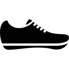 Simple vector icon sneakers
