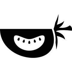 Simple vector icon tomato
