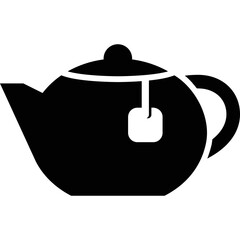 Simple vector icon teapot

