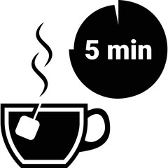 Simple vector icon drink hot
