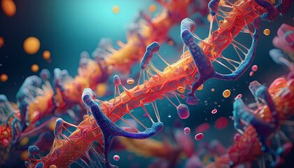Blood Typing Simulation and copy space for text
