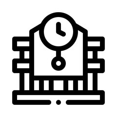 Clock Tower line icon