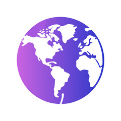 🗺️ Earth and Navigation Pin Icon – Free Digital Art for Travel & Logistics
