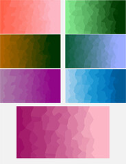 set of abstract backgrounds