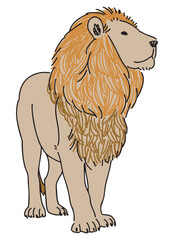 ライオンのイラスト